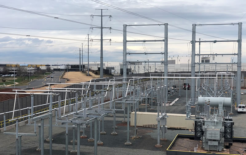 Cumulus Substation in Ashburn, Virginia